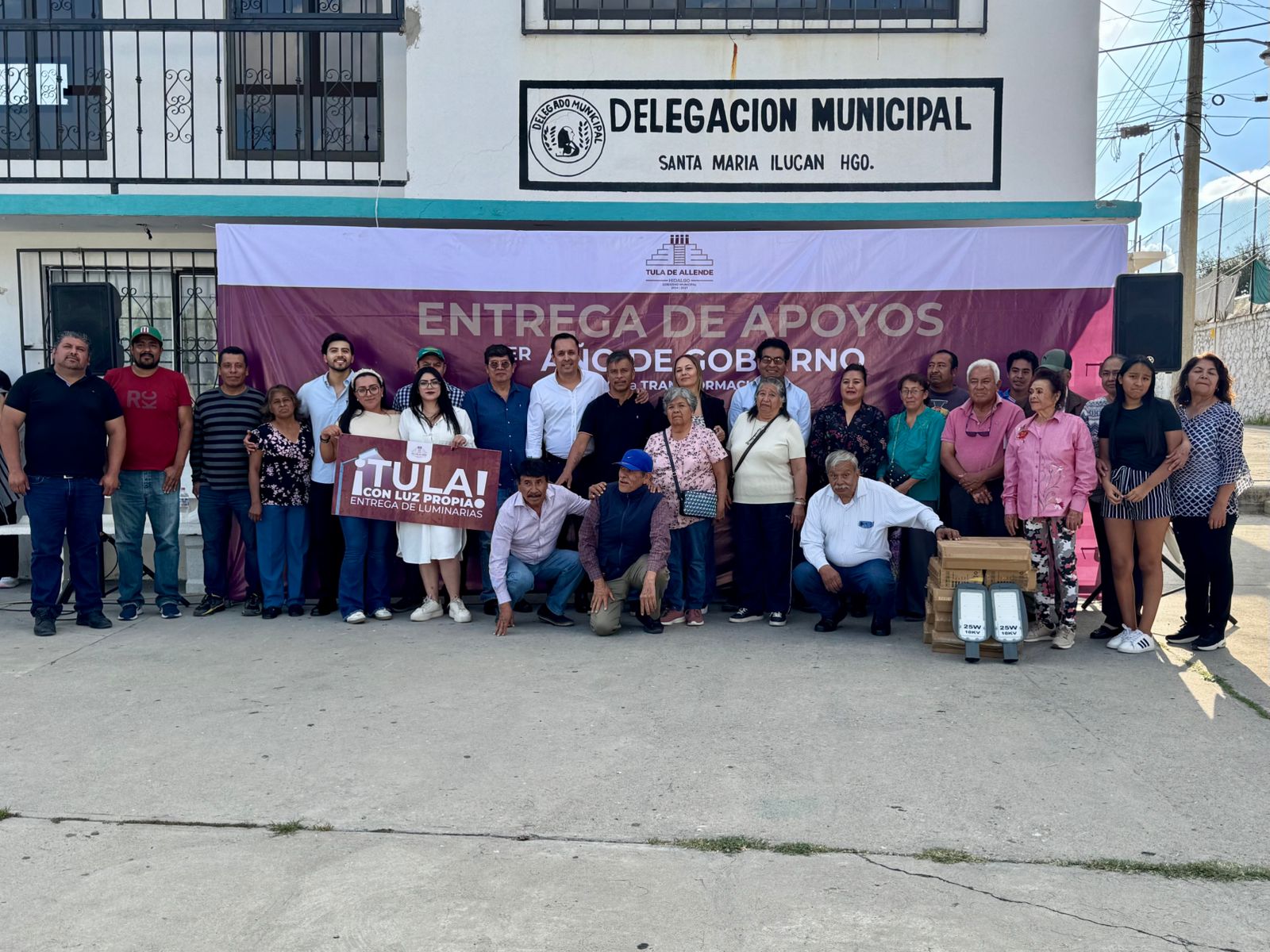 Avanza la transformación de comunidades: presidente Cristhian Martínez anuncia nuevas obras de pavimentación y entrega luminarias