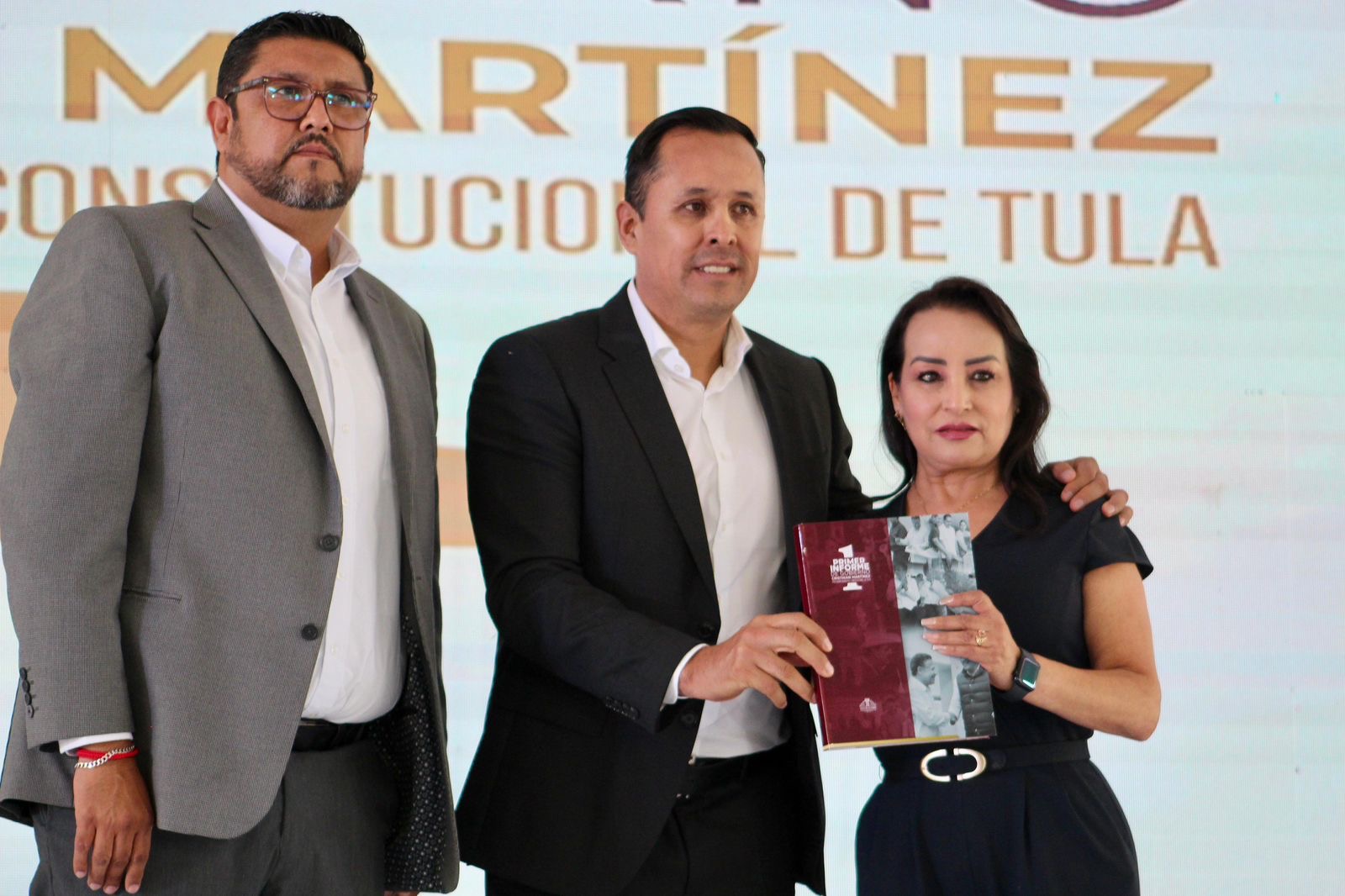 Con resultados palpables, se entrega el Primer Informe de Gobierno del presidente municipal de Tula, Cristhian Martínez