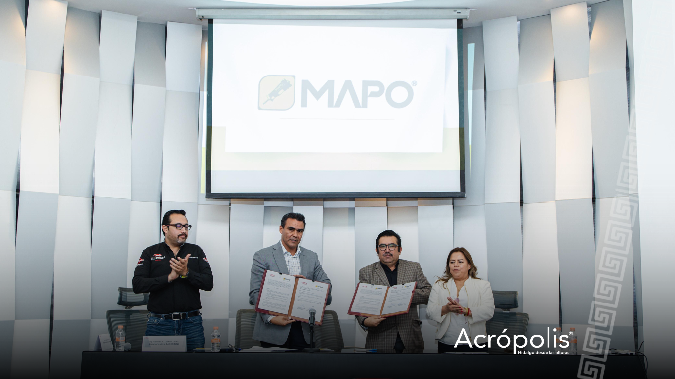CMIC Hidalgo firma convenio con Grupo MAPO y Zoomlion