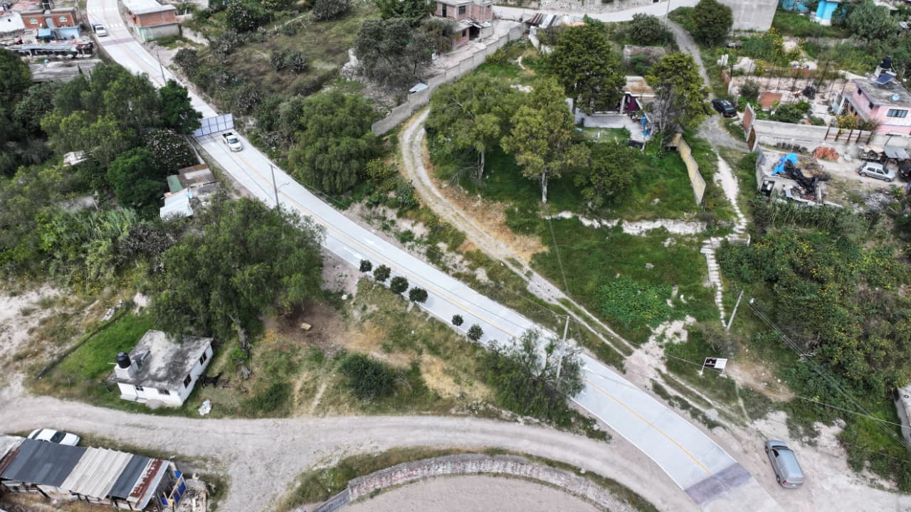 Entrega de obra: pavimento hidráulico en Emiliano Zapata, Santiago Tlapanaloya