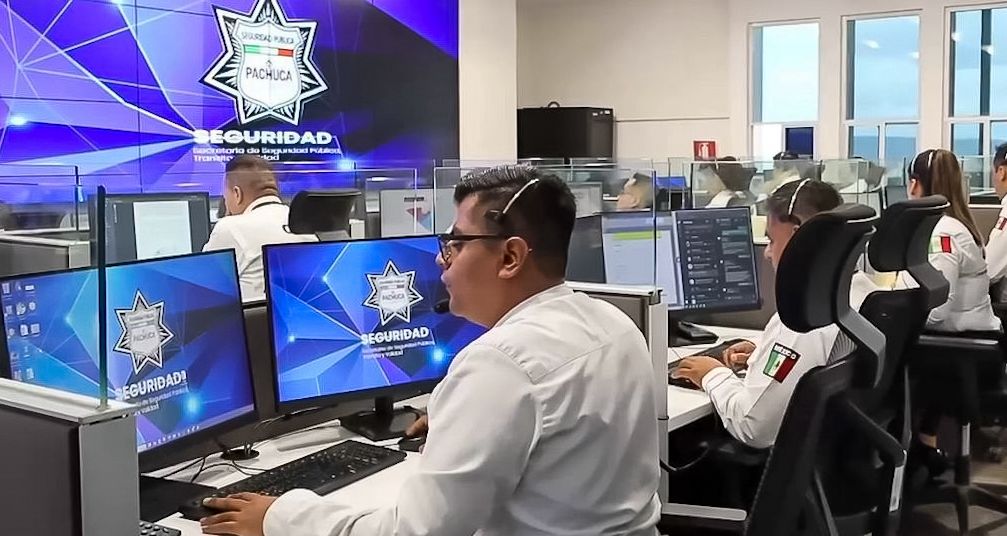 Refuerza Seguridad Pública de Pachuca monitoreo del C4 con integración de nuevos puntos