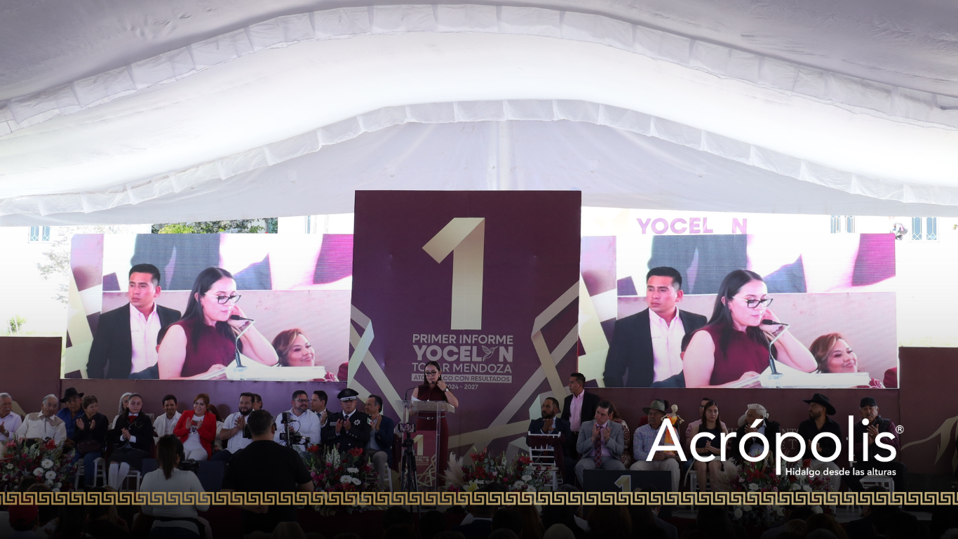 Yoselín tovar presenta su primer informe y consolida la transformación en Atotonilco de Tula