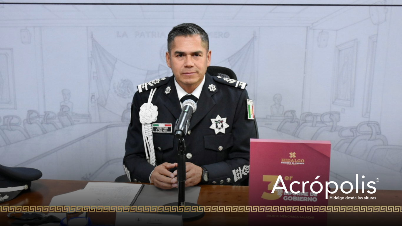 Salvador Cruz Neri destaca avances en seguridad durante comparecencia ante el Congreso de Hidalgo