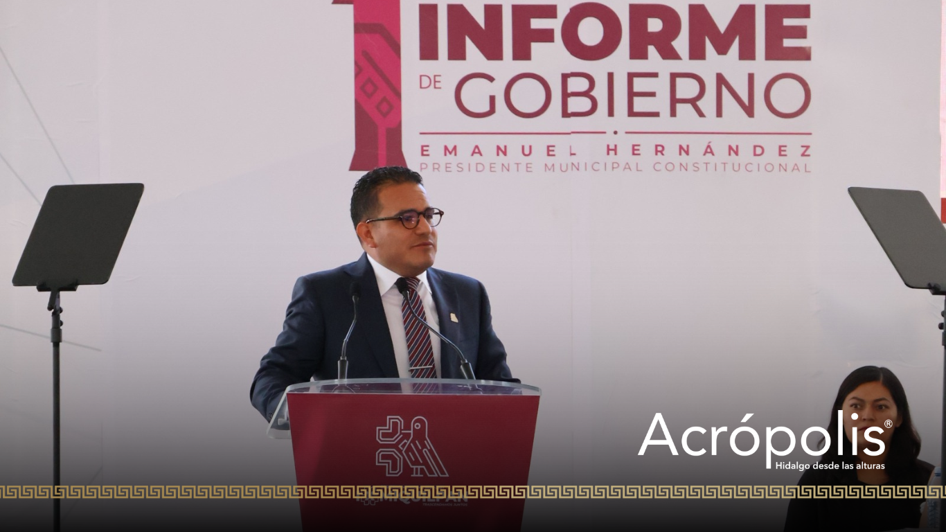 Ixmiquilpan avanza con rumbo firme, José Manuel Hernández rinde su primer informe de gobierno