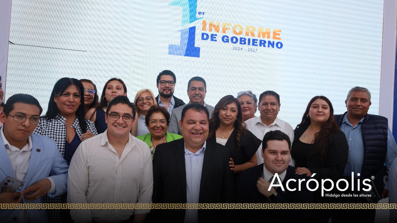 Nicolás González rinde su primer informe de gobierno en Nicolás Flores