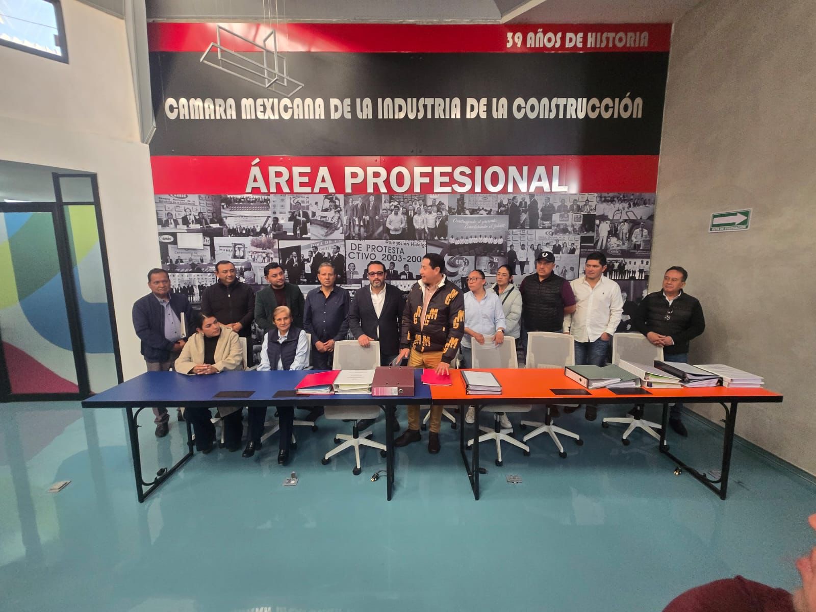 Se registra Germán Carrillo Téllez como candidato de unidad para presidir la CMIC Hidalgo