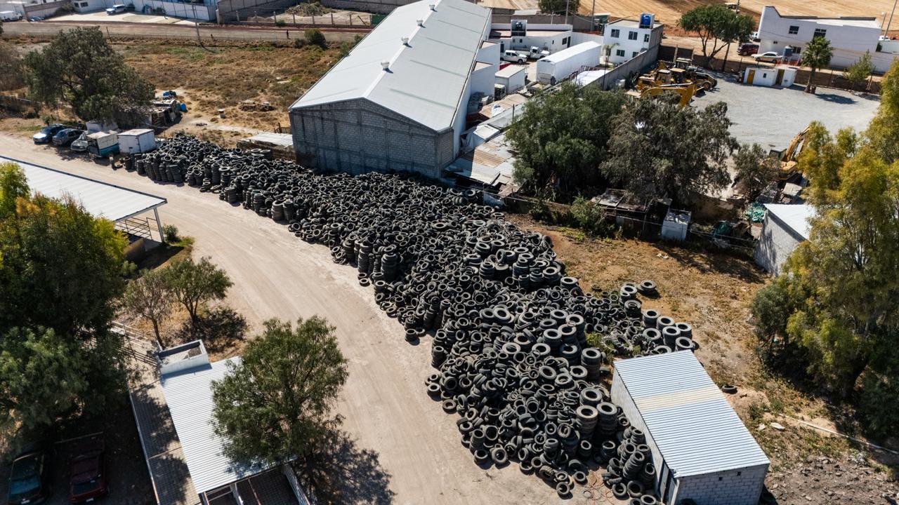 Pachuca impulsa acciones ambientales con el programa Llantatón