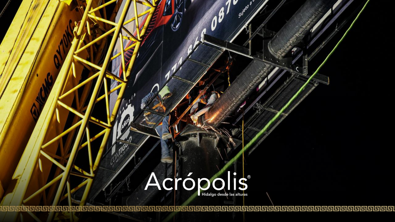 Pachuca impulsa acciones de imagen urbana con retiro de estructuras publicitarias irregulares