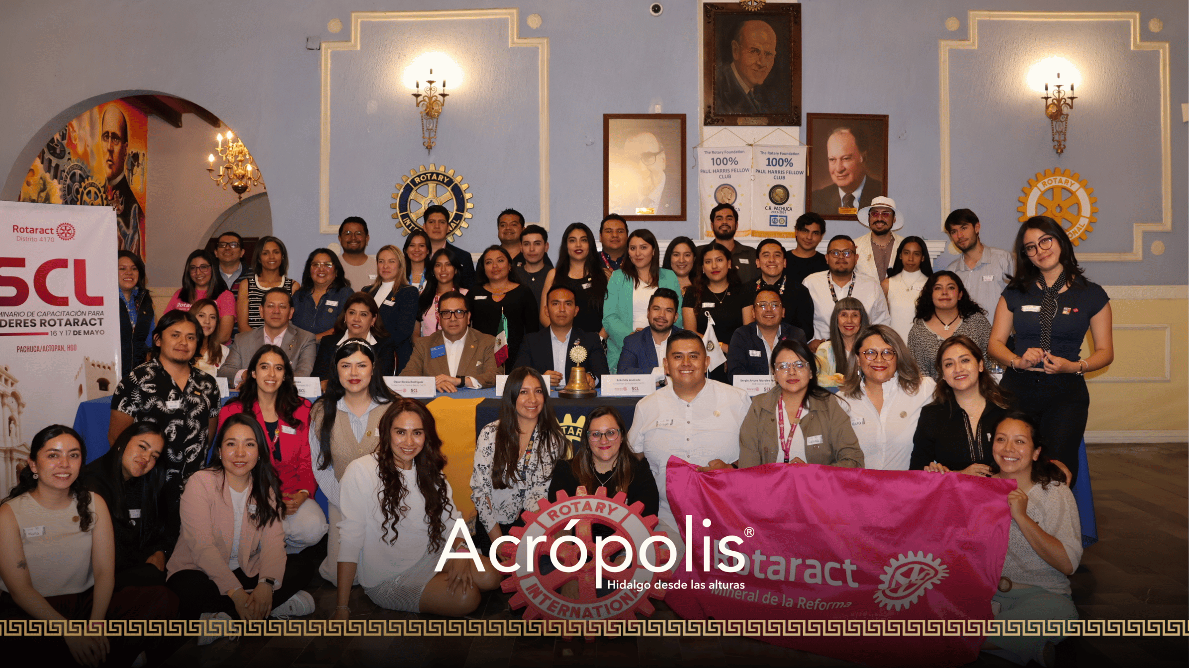 Rotaract fortalece liderazgo juvenil con seminario de capacitación en Pachuca