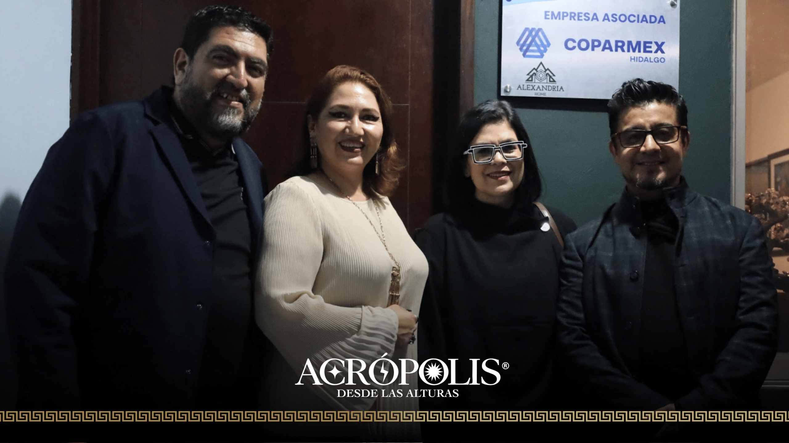 🟣 #CoberturaAcro | Alexandria Home revela su placa como empresa asociada a COPARMEX Hidalgo: confianza, respaldo y visión empresarial